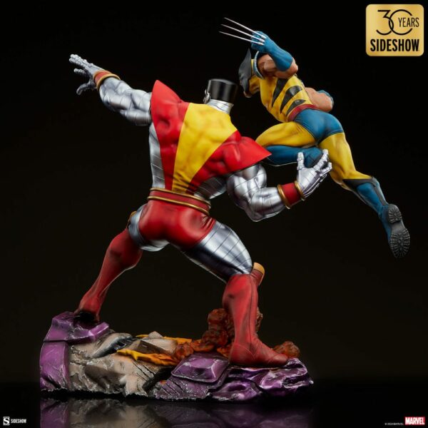MARVEL – Statuette Premium Format Wolverine & Colossus 61 cm – Image 5