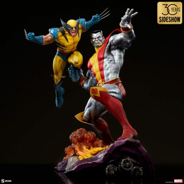MARVEL – Statuette Premium Format Wolverine & Colossus 61 cm – Image 6
