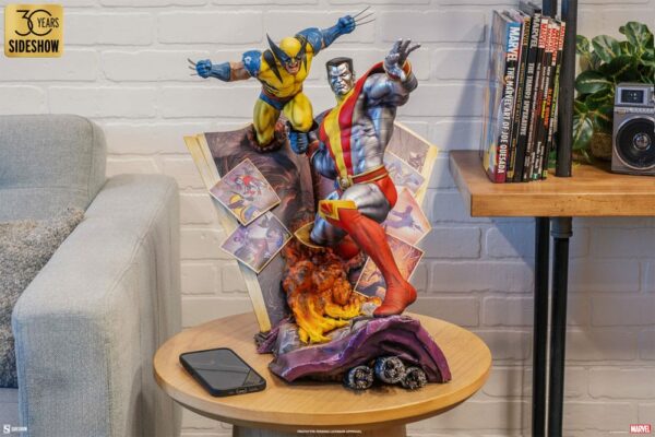 MARVEL – Statuette Premium Format Wolverine & Colossus 46 cm – Image 2