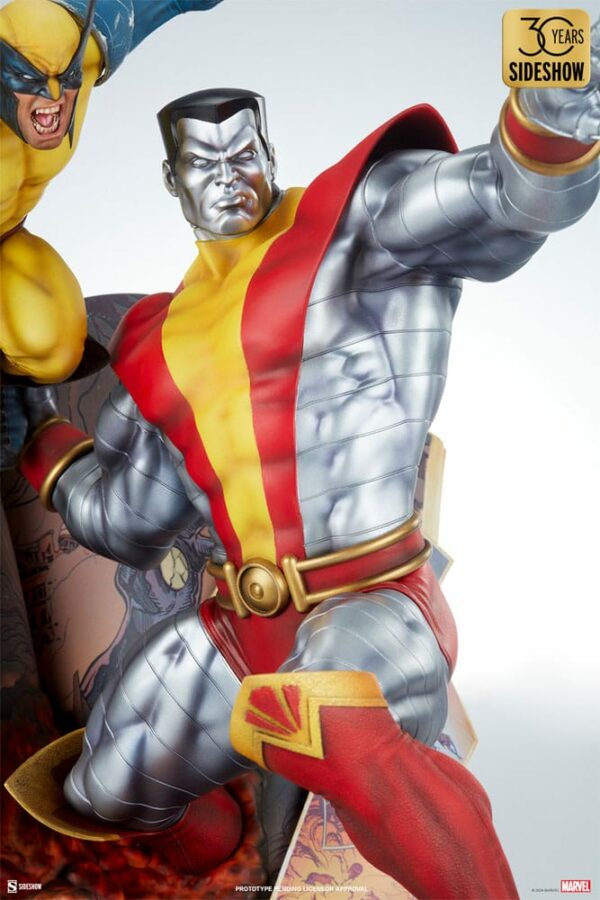 MARVEL – Statuette Premium Format Wolverine & Colossus 46 cm – Image 7