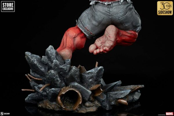 MARVEL - Statuette Premium Format Red Hulk (Thunderbolt Ross) 74 cm – Image 10