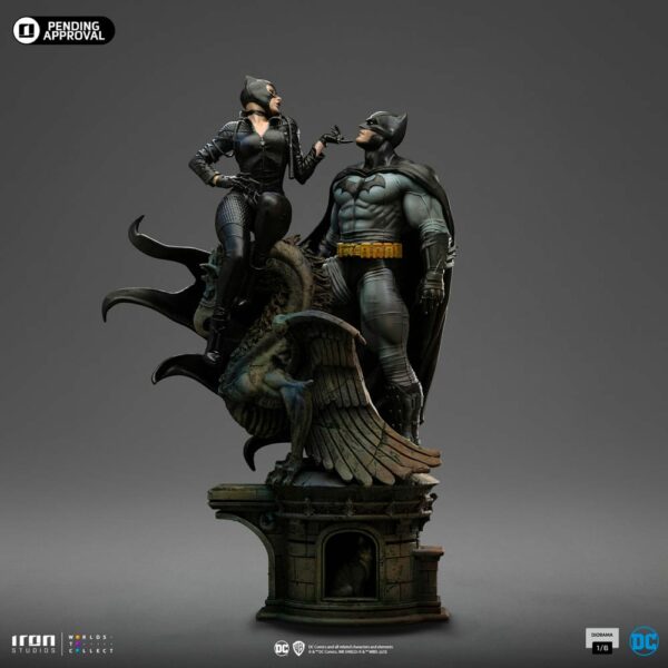 DC COMICS – Statuette Diorama 1/6 Batman & Catwoman 51 cm – Image 3
