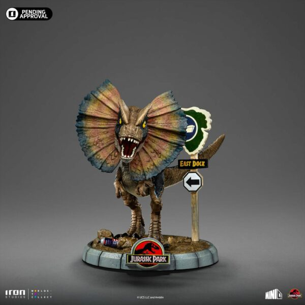 JURASSIC PARK – Figurine Mini Co Dilophosaurus 12 cm – Image 2