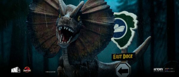 JURASSIC PARK – Figurine Mini Co Dilophosaurus 12 cm – Image 12