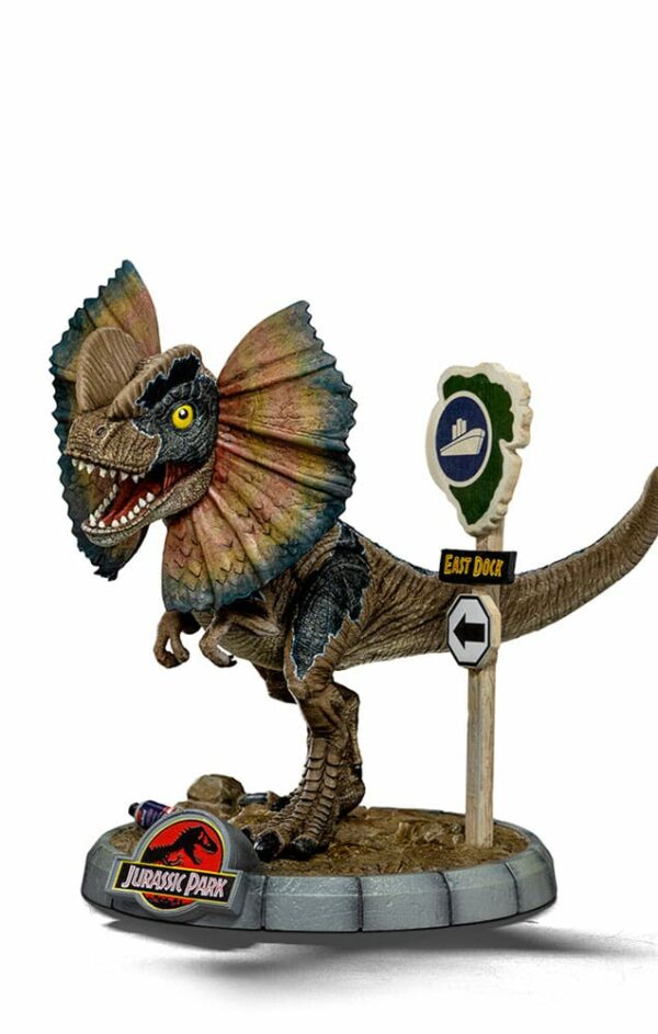 JURASSIC PARK – Figurine Mini Co Dilophosaurus 12 cm – Image 13