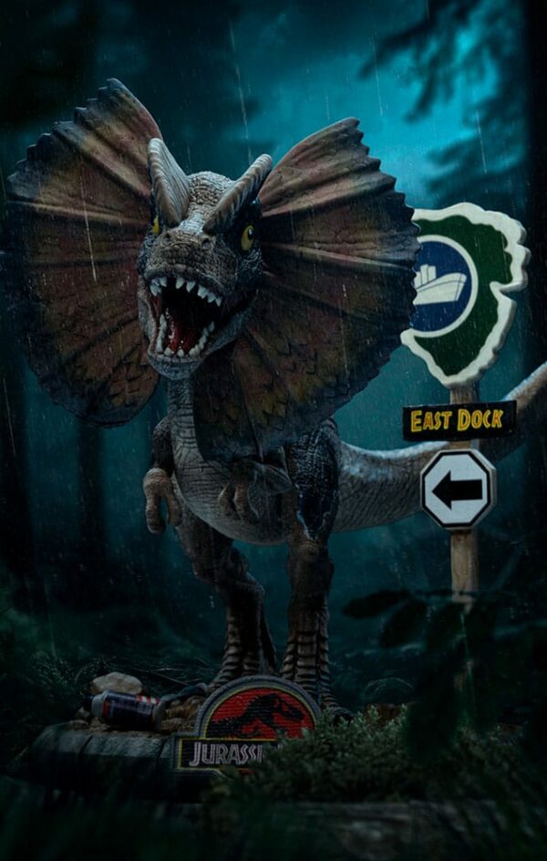 JURASSIC PARK – Figurine Mini Co Dilophosaurus 12 cm – Image 14