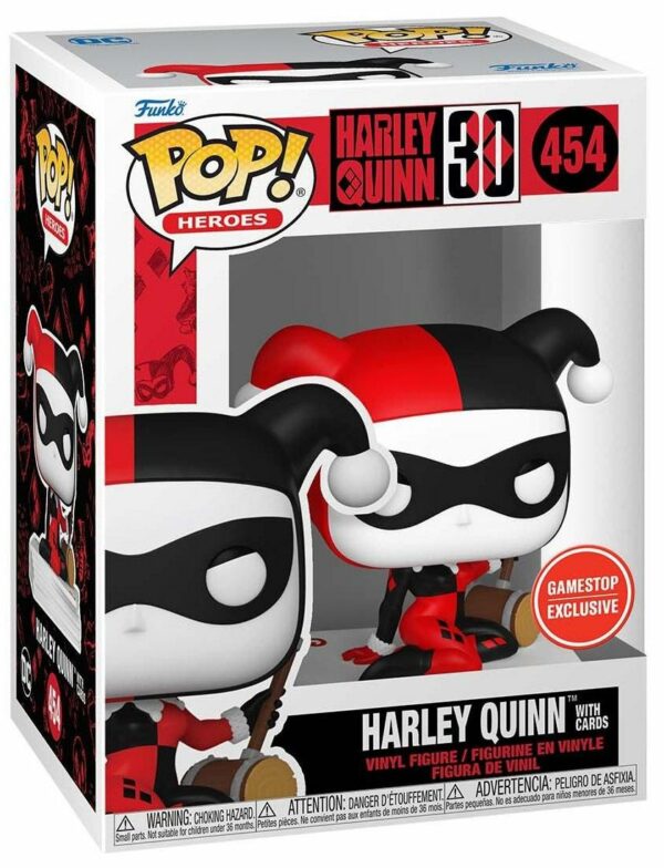 Harley Quinn avec Cartes – Figurine DC Comics Funko POP! n°454 – Image 2