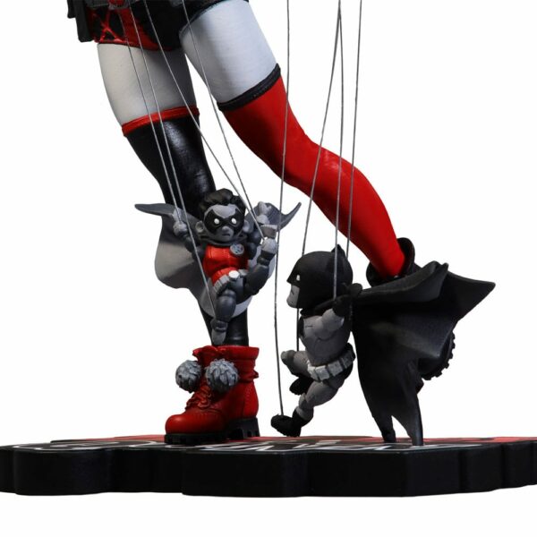 DC COMICS – Statuette 1/10 Harley Quinn Red, White & Black 18 cm – Image 6