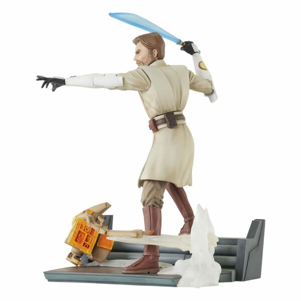 STAR WARS – Statuette Deluxe Gallery Général Obi-Wan Kenobi (The Clone Wars) 23 cm – Image 2