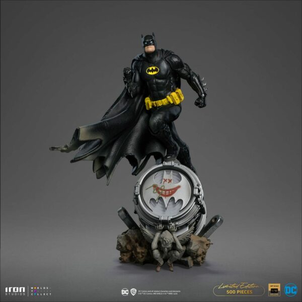 DC COMICS – Statuette BDS Art Scale Deluxe 1/10 Batman Deluxe (Black Version Exclusive) 30 cm – Image 2