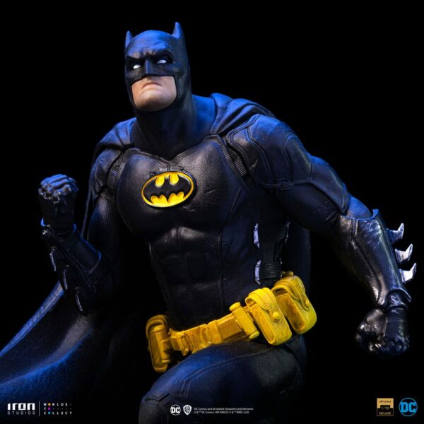 DC COMICS – Statuette BDS Art Scale Deluxe 1/10 Batman Deluxe (Black Version Exclusive) 30 cm – Image 8
