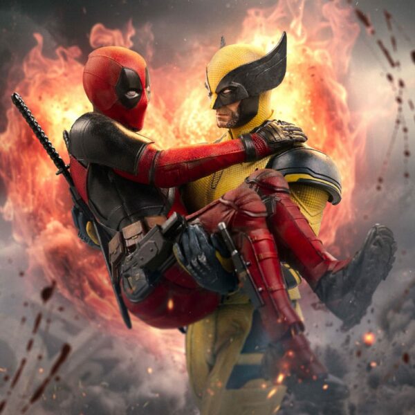 MARVEL – Statuette 1/10 Art Scale Deluxe Deadpool & Wolverine 21 cm – Image 2
