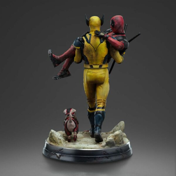 MARVEL – Statuette 1/10 Art Scale Deluxe Deadpool & Wolverine 21 cm – Image 10