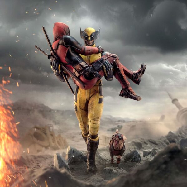 MARVEL – Statuette 1/10 Art Scale Deluxe Deadpool & Wolverine 21 cm – Image 12