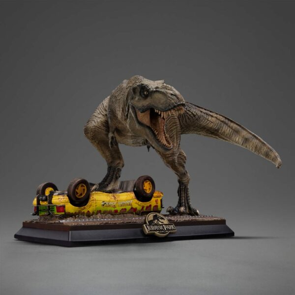 JURASSIC PARK – Statuette Icons T-Rex Attack – Image 3