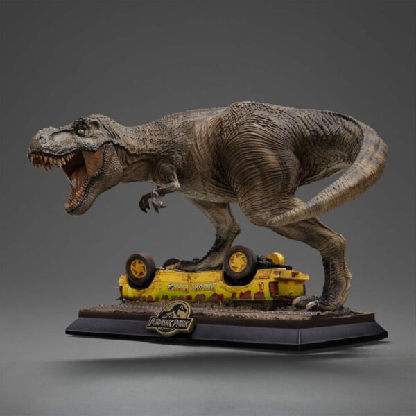 JURASSIC PARK – Statuette Icons T-Rex Attack – Image 4
