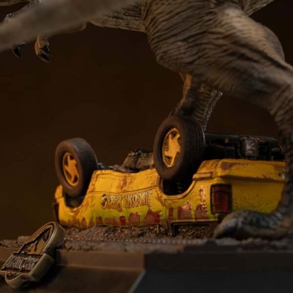 JURASSIC PARK – Statuette Icons T-Rex Attack – Image 7