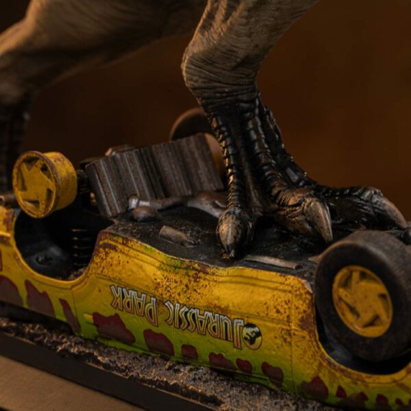 JURASSIC PARK – Statuette Icons T-Rex Attack – Image 8