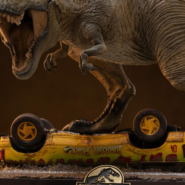 JURASSIC PARK – Statuette Icons T-Rex Attack – Image 9