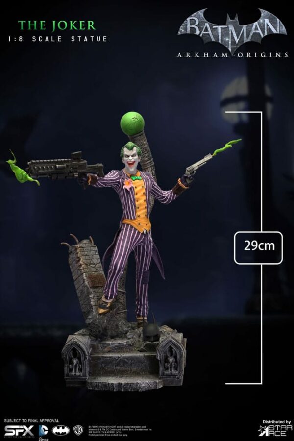 DC COMICS – Statuette 1/8 The Joker Batman Arkham Origins 29 cm – Image 6