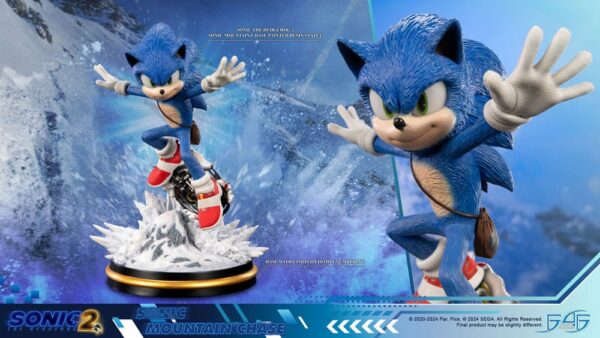 SONIC THE HEDGEHOG – Statuette Sonic Mountain Chase 34 cm – Image 2