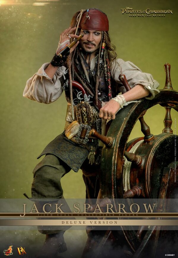 PIRATES DES CARAÏBES – Figurine DX 1/6 Jack Sparrow 30 cm Deluxe Version (La Vengeance de Salazar) – Image 2