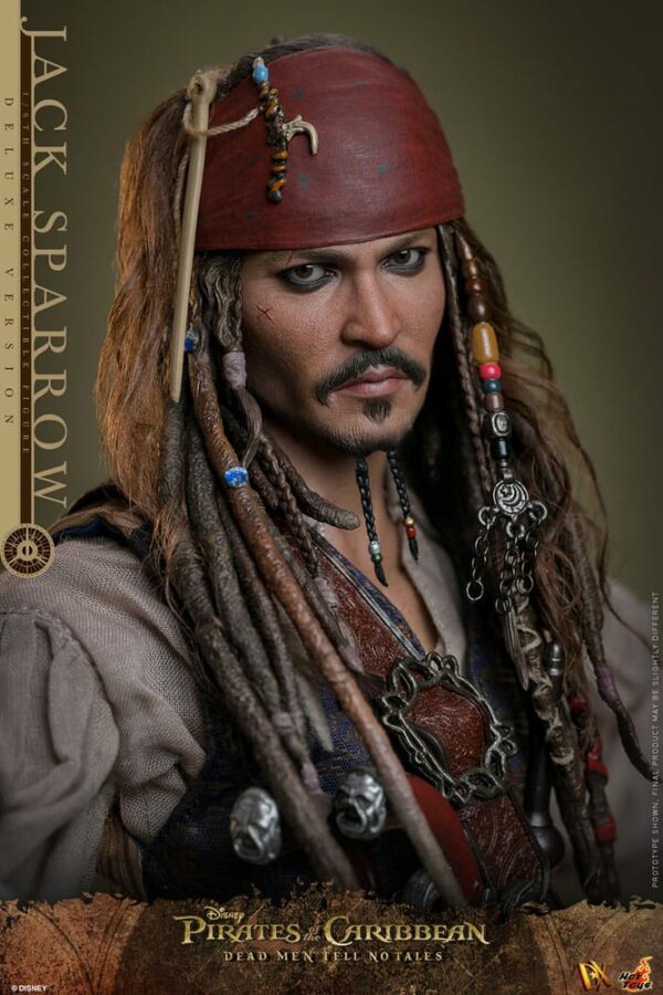 PIRATES DES CARAÏBES – Figurine DX 1/6 Jack Sparrow 30 cm Deluxe Version (La Vengeance de Salazar) – Image 7
