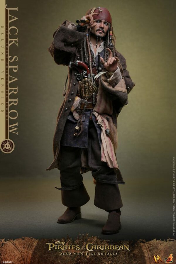 PIRATES DES CARAÏBES – Figurine DX 1/6 Jack Sparrow 30 cm Deluxe Version (La Vengeance de Salazar) – Image 10