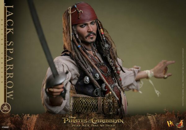 PIRATES DES CARAÏBES – Figurine DX 1/6 Jack Sparrow 30 cm Deluxe Version (La Vengeance de Salazar) – Image 14