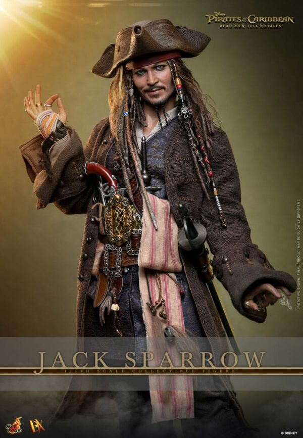 PIRATES DES CARAÏBES – Figurine DX 1/6 Jack Sparrow 30 cm (La Vengeance de Salazar) – Image 2