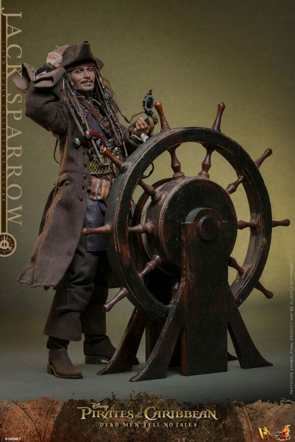 PIRATES DES CARAÏBES – Figurine DX 1/6 Jack Sparrow 30 cm (La Vengeance de Salazar) – Image 5