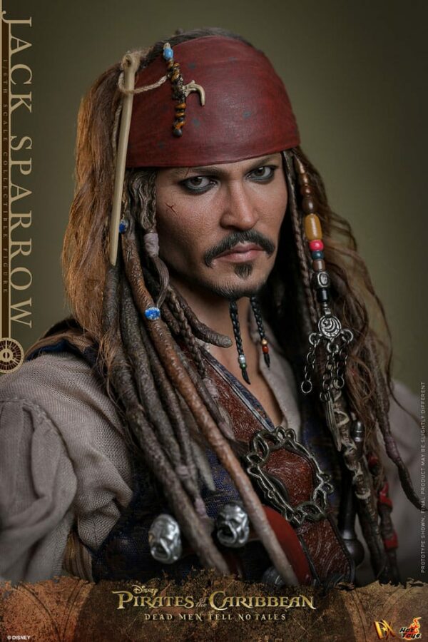 PIRATES DES CARAÏBES – Figurine DX 1/6 Jack Sparrow 30 cm (La Vengeance de Salazar) – Image 9