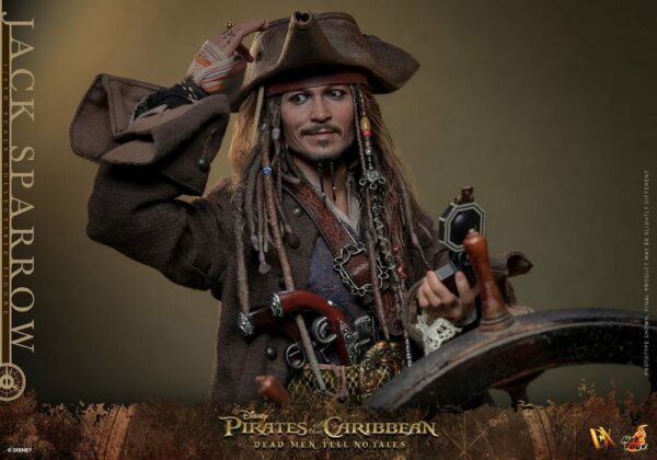 PIRATES DES CARAÏBES – Figurine DX 1/6 Jack Sparrow 30 cm (La Vengeance de Salazar) – Image 11