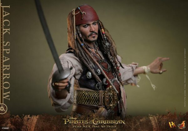 PIRATES DES CARAÏBES – Figurine DX 1/6 Jack Sparrow 30 cm (La Vengeance de Salazar) – Image 14