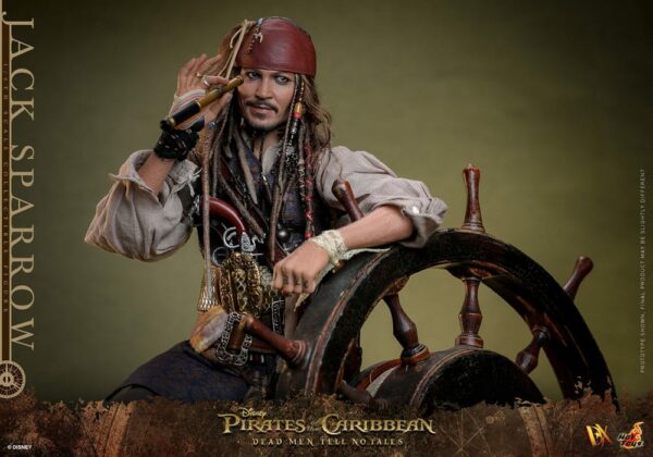 PIRATES DES CARAÏBES – Figurine DX 1/6 Jack Sparrow 30 cm (La Vengeance de Salazar) – Image 15