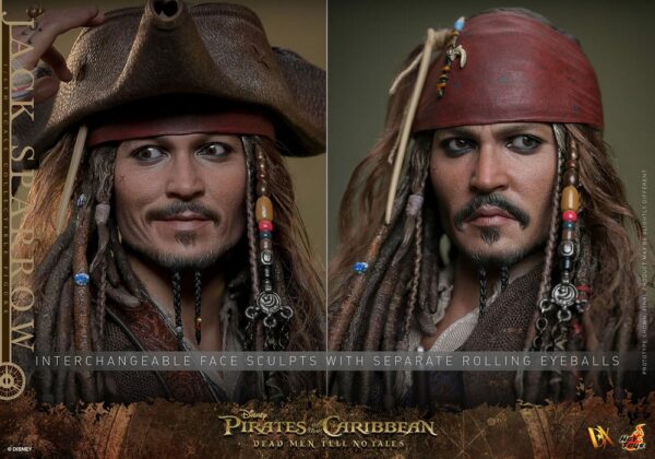 PIRATES DES CARAÏBES – Figurine DX 1/6 Jack Sparrow 30 cm (La Vengeance de Salazar) – Image 16