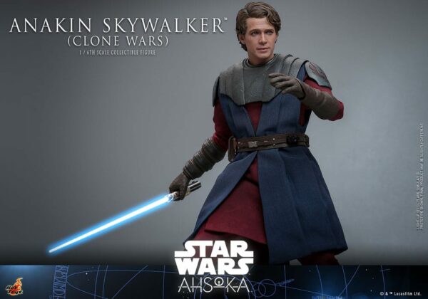 STAR WARS – Figurine 1/6 Anakin Skywalker The Clone Wars (Ahsoka Series) 31 cm – Image 6