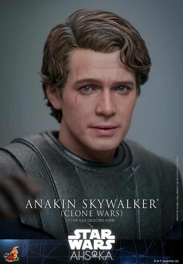 STAR WARS – Figurine 1/6 Anakin Skywalker The Clone Wars (Ahsoka Series) 31 cm – Image 7
