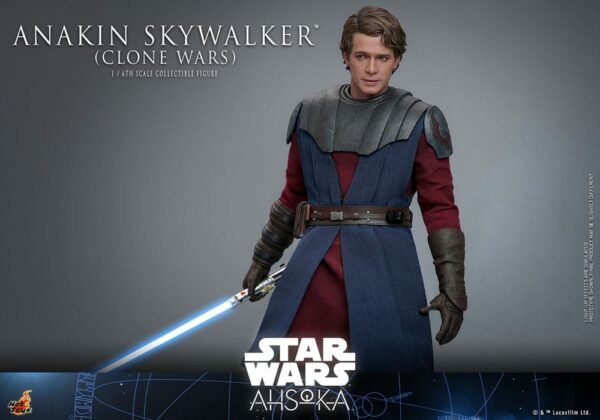 STAR WARS – Figurine 1/6 Anakin Skywalker The Clone Wars (Ahsoka Series) 31 cm – Image 11