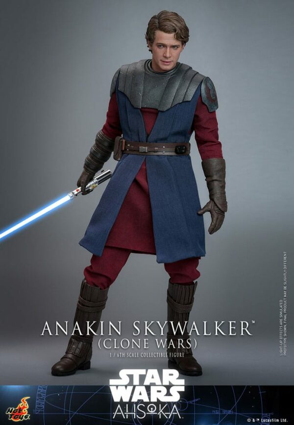 STAR WARS – Figurine 1/6 Anakin Skywalker The Clone Wars (Ahsoka Series) 31 cm – Image 13