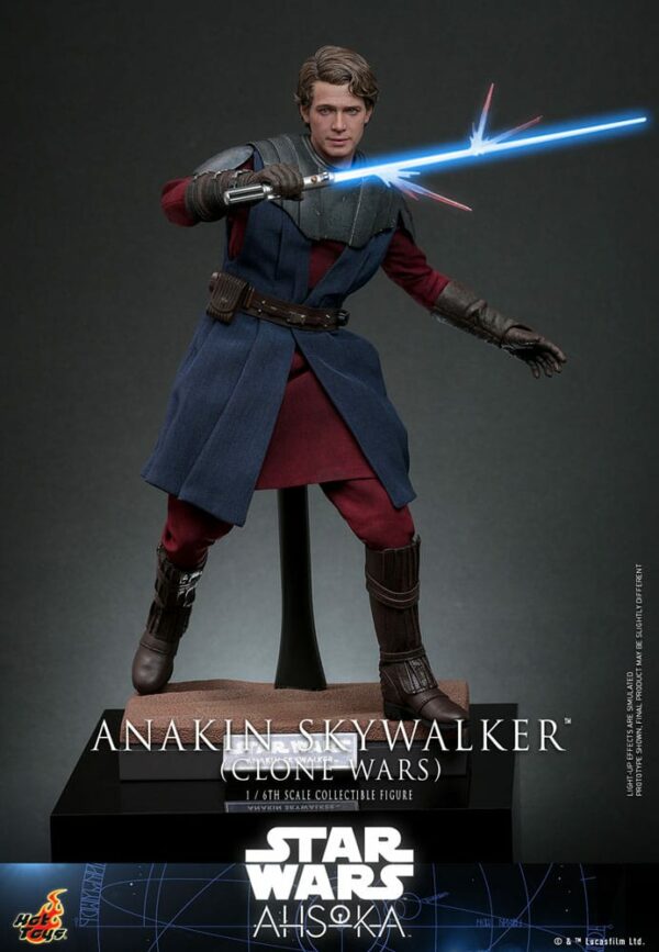 STAR WARS – Figurine 1/6 Anakin Skywalker The Clone Wars (Ahsoka Series) 31 cm – Image 14