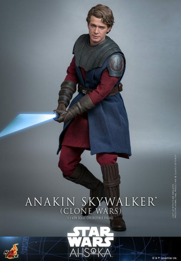 STAR WARS – Figurine 1/6 Anakin Skywalker The Clone Wars (Ahsoka Series) 31 cm – Image 15