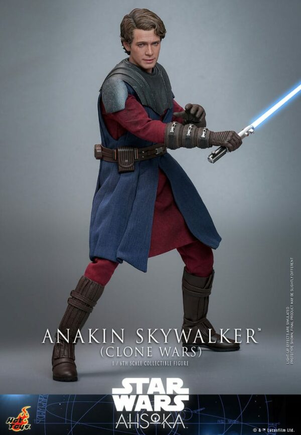 STAR WARS – Figurine 1/6 Anakin Skywalker The Clone Wars (Ahsoka Series) 31 cm – Image 17