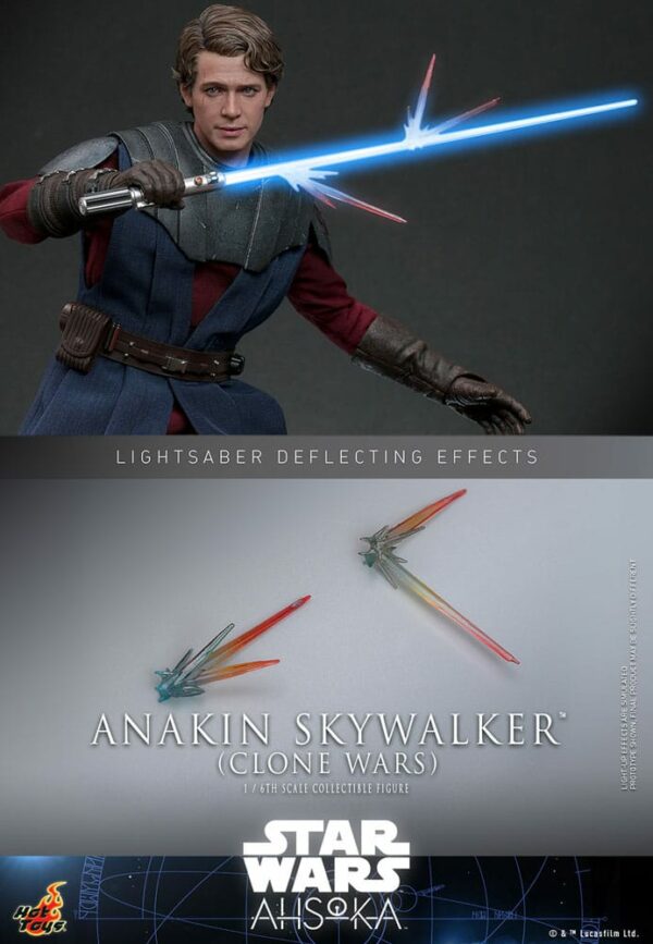 STAR WARS – Figurine 1/6 Anakin Skywalker The Clone Wars (Ahsoka Series) 31 cm – Image 19