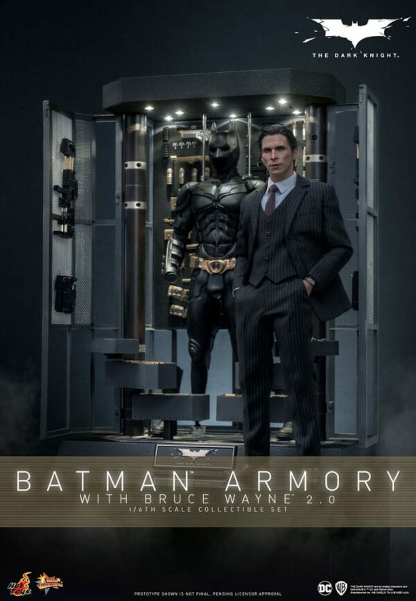DC COMICS – Figurines 1/6 Movie Masterpiece Batman Armory The Dark Knight (2.0) 30 cm – Image 2