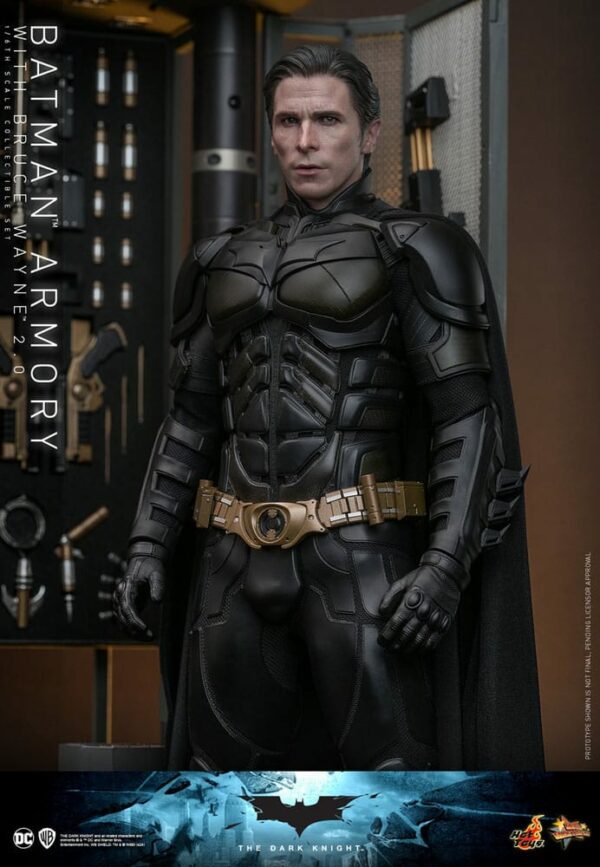 DC COMICS – Figurines 1/6 Movie Masterpiece Batman Armory The Dark Knight (2.0) 30 cm – Image 4