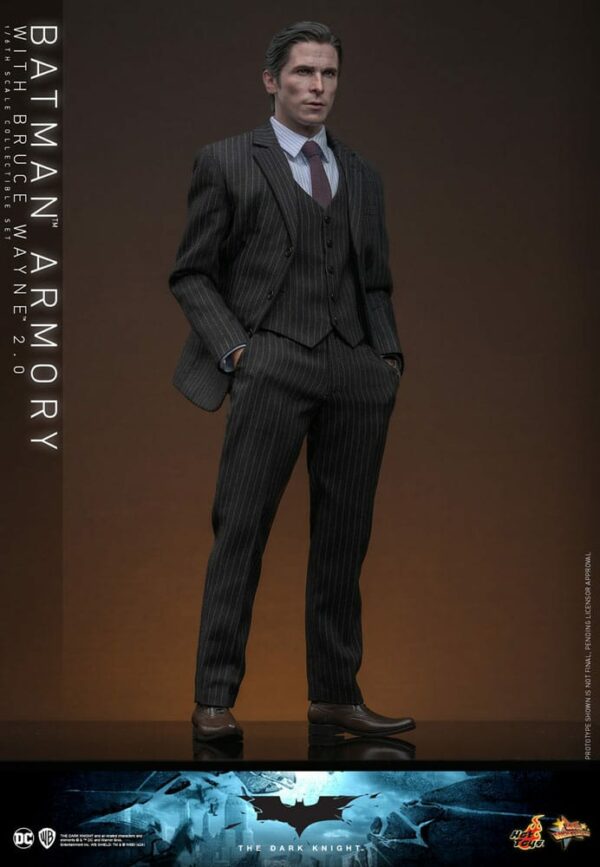 DC COMICS – Figurines 1/6 Movie Masterpiece Batman Armory The Dark Knight (2.0) 30 cm – Image 5