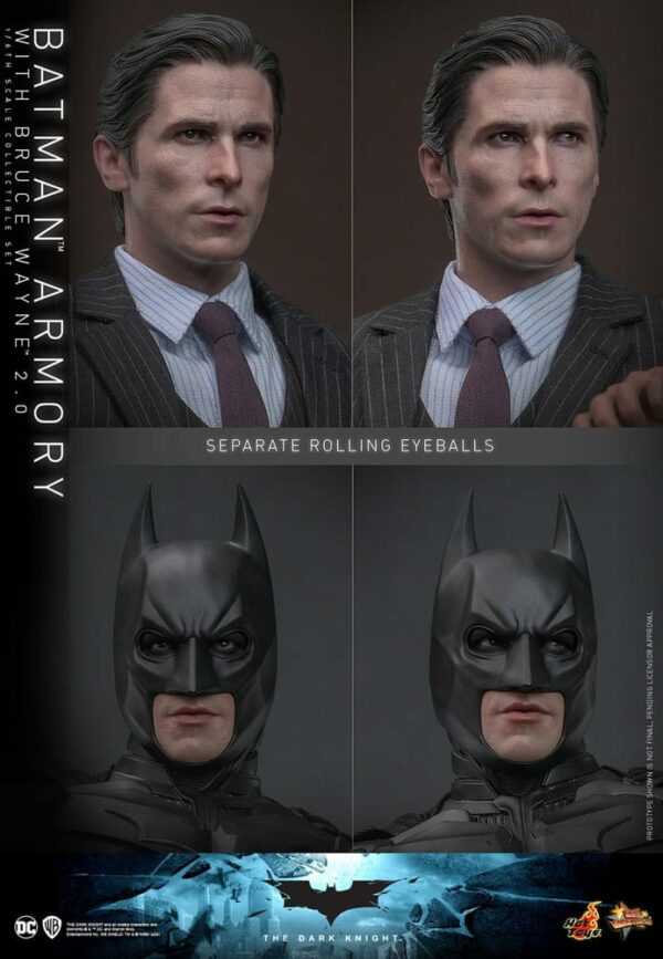 DC COMICS – Figurines 1/6 Movie Masterpiece Batman Armory The Dark Knight (2.0) 30 cm – Image 21