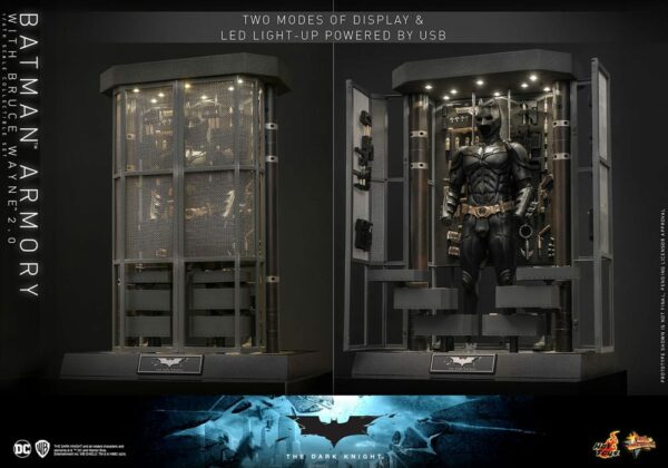 DC COMICS – Figurines 1/6 Movie Masterpiece Batman Armory The Dark Knight (2.0) 30 cm – Image 23