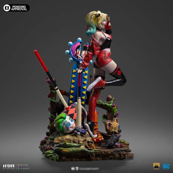 DC COMICS – Statuette 1/10 Art Scale Deluxe Harley Quinn (Gotham City Sirens) 22 cm – Image 4